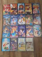 Videobanden o.a disneyfilms, Gebruikt, Tekenfilm, Alle leeftijden, Ophalen of Verzenden
