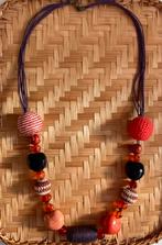 Mooie KETTING uit Parijs! Boho stijl, Ophalen of Verzenden, Zo goed als nieuw, Overige materialen