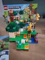 Lego minecraft 21165  de bijenhouderij, Ophalen of Verzenden, Zo goed als nieuw, Complete set, Lego
