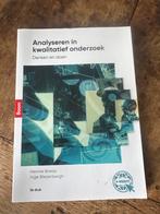 Analyseren in kwalitatief onderzoek - Hennie Boeije, Ophalen of Verzenden, Gamma, Gelezen, HBO