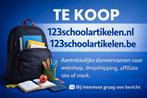 Domeinnamen voor schoolartikelen webshop te koop!, Ophalen of Verzenden