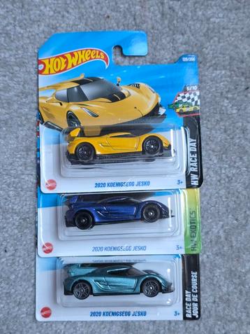 Hotwheels Koenigsegg Jesko - Set van 3! beschikbaar voor biedingen