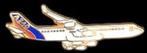 Airbus A340 vliegtuig pin, Verzamelen, Speldjes, Pins en Buttons, Verzenden, Nieuw, Transport, Speldje of Pin
