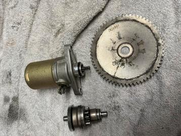 Gy6 Startmotor, Bendix & Startkrans vespa look beschikbaar voor biedingen