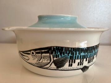 Vintage Rörstrand ‘My Garden’ Ovenschaal Makreel M. Westman beschikbaar voor biedingen
