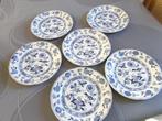6 Ontbijtbordjes Zwiebelmuster, Antiek en Kunst, Ophalen of Verzenden