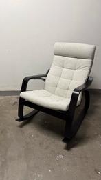 Zo goed als nieuwe IKEA Poäng Schommelstoel, Huis en Inrichting, Fauteuils, Ophalen, 75 tot 100 cm, Zo goed als nieuw, 50 tot 75 cm
