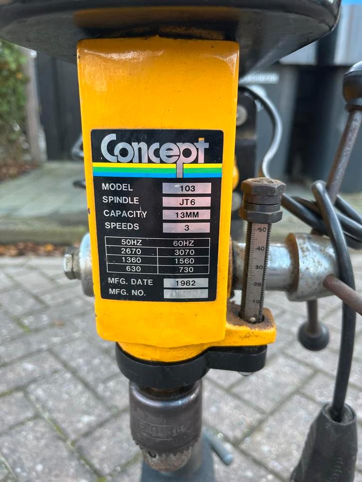 Kolomboormachine - Concept 103, Doe-het-zelf en Verbouw, Gereedschap | Boormachines, Gebruikt, Kolomboormachine, Ophalen