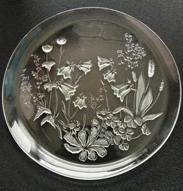 August Walther Glasplateau beschikbaar voor biedingen