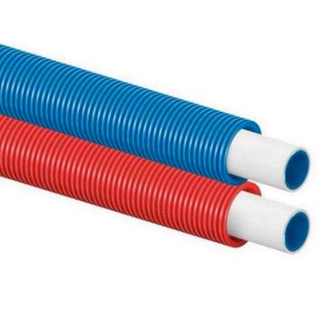 Uponor Uni Pipe Plus 16x2 Blauw / Rood met Mantel 75 Meter! beschikbaar voor biedingen