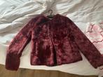 Rode jas imitatiebont Harper & Yve, Ophalen of Verzenden, Zo goed als nieuw, Maat 36 (S), Rood