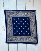 Boeren zakdoek - bandana - haarband blauw, Ophalen of Verzenden