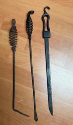 Vintage metalen poken voor de open haard, Ophalen of Verzenden, Gebruikt, Overige soorten