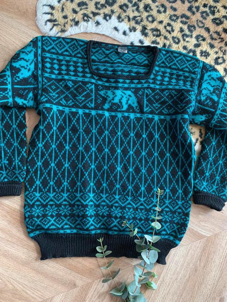 Dale of Norway wollen trui M wool jumper, Kleding | Heren, Truien en Vesten, Zo goed als nieuw, Maat 48/50 (M), Blauw, Ophalen of Verzenden