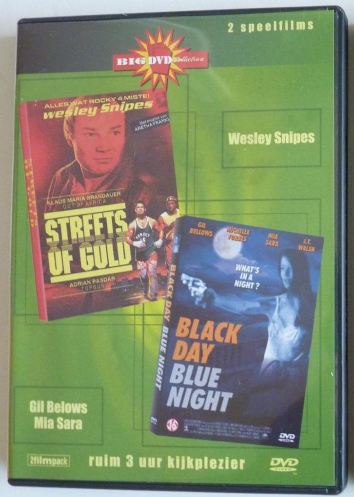Streets of Gold + Black day blue night. 2 Films op 1 DVD, Cd's en Dvd's, Dvd's | Overige Dvd's, Nieuw in verpakking, Vanaf 16 jaar