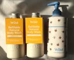 Wild Body Wash Set | bee honey almond amber oud, Verzenden, Bad & Douche