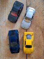 4 modelauto's Ferrari (Shell), Ophalen of Verzenden, Gebruikt