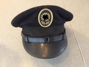 WW2 Deutsch arbeits front, visor cap with tag inside