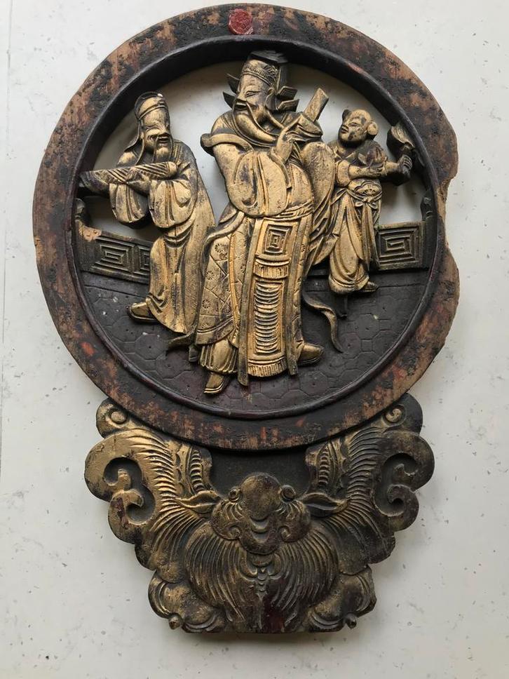 Chinees ornament, Antiek en Kunst, Kunst | Beelden en Houtsnijwerken, Ophalen