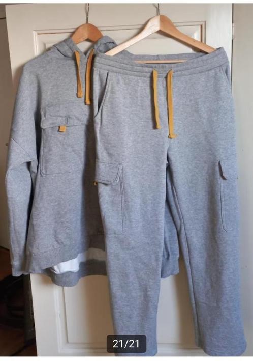 Monki grijs sweatstof huispak joggingpak M/L, Kleding | Dames, Huispakken, Zo goed als nieuw, Maat 42/44 (L), Grijs, Ophalen of Verzenden