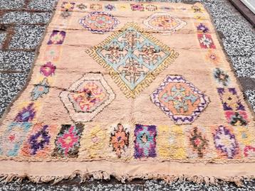 Handgeknoopt Berber kleed wol vintage 304x154cm beschikbaar voor biedingen