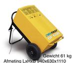 Bouwdroger s te huur nu 7 per dag Dryfast, Ophalen of Verzenden, Zo goed als nieuw, Ventilator