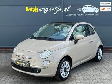 Fiat 500 C 1.2 Lounge Cabrio *cappuccino *distr. riem nieuw beschikbaar voor biedingen