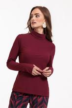 Nieuwe blouse Faira col top merlot S 36 truitje bordeauxrood, Studio Anneloes, Nieuw, Ophalen of Verzenden, Maat 36 (S)