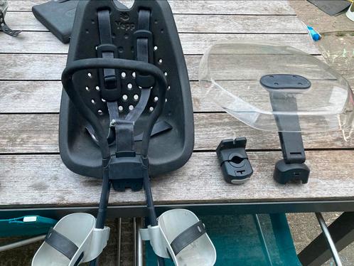 Yepp mini kinderzitje voor, Fietsen en Brommers, Fietsaccessoires | Fietsstoeltjes, Gebruikt, Voorzitje, 0 t/m 18 kg, Voetsteuntjes