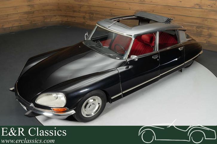 Citroen DS20 Sedan | 1973, Auto's, Oldtimers, Bedrijf, Te koop, Citroën, Benzine, Sedan, Handgeschakeld, Zwart, Overige kleuren