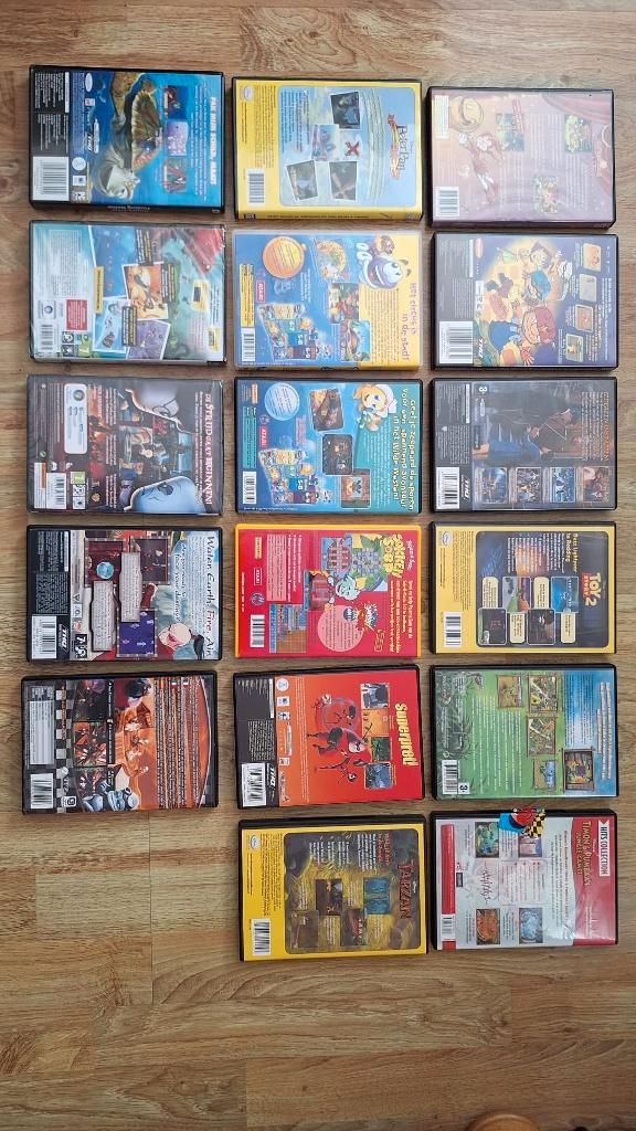 Retro PC CD ROM games collectie, Spelcomputers en Games, Games | Pc, Zo goed als nieuw, Puzzel en Educatief, 1 speler, Vanaf 3 jaar