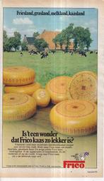 Retro reclame 1976 Frico zuivel Leeuwarden Friesland kaas, Verzamelen, Ophalen of Verzenden