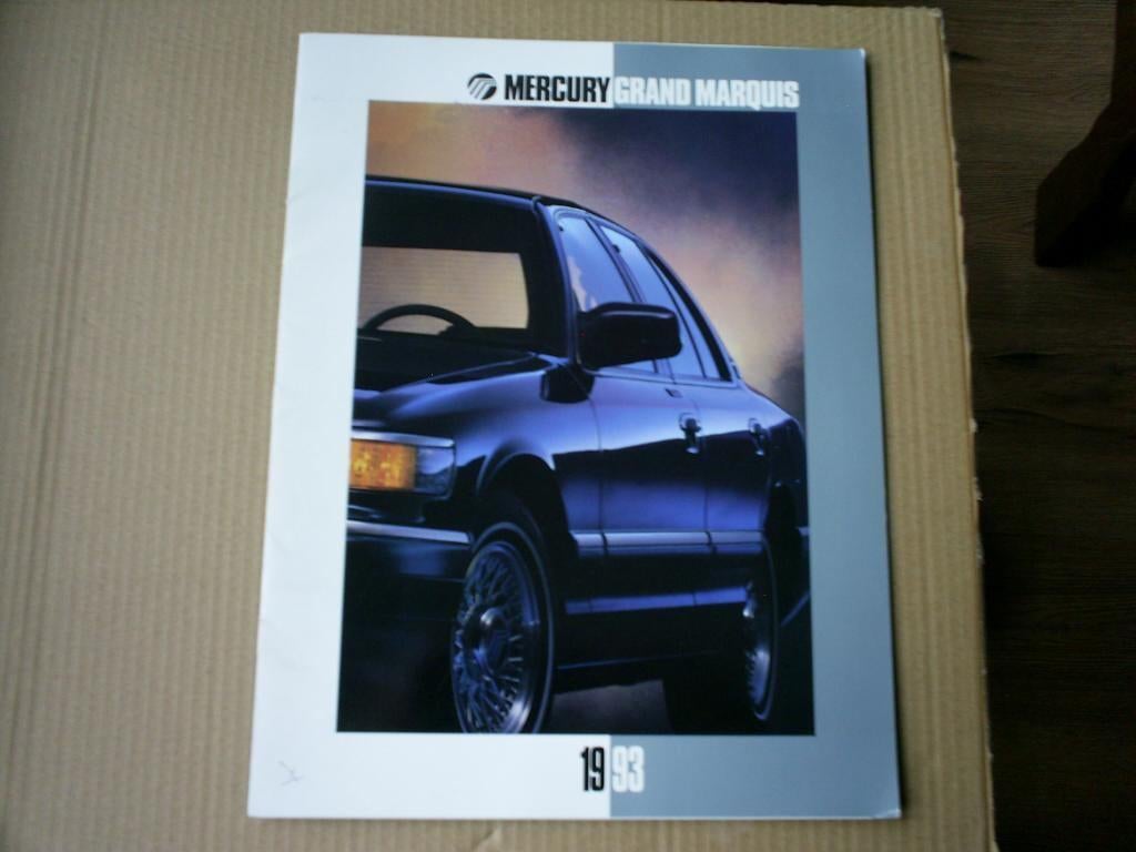 Mercury Grand Marquis 1993 12 pag. USA, Verzenden, Zo goed als nieuw, Algemeen