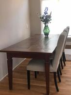 Tafel, Huis en Inrichting, Tafels | Eettafels, Zo goed als nieuw, Vijf personen of meer, Rechthoekig, 50 tot 100 cm