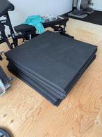 Rubberen fitnessmatten 100x100cm, Sport en Fitness, Fitnessmaterialen, Ophalen, Zo goed als nieuw