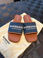 Burberry Carolyn denim flats sandals 40, Ophalen of Verzenden, Zo goed als nieuw