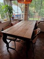 Tafel van eikenhout, Huis en Inrichting, Tafels | Eettafels, Ophalen, Gebruikt, Eikenhout, 50 tot 100 cm