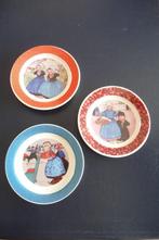 3 porseleinen bordjes van Rie cramer van douwe egberts 9 cm, Verzamelen, Verzenden, Zo goed als nieuw, Porselein, Overige typen