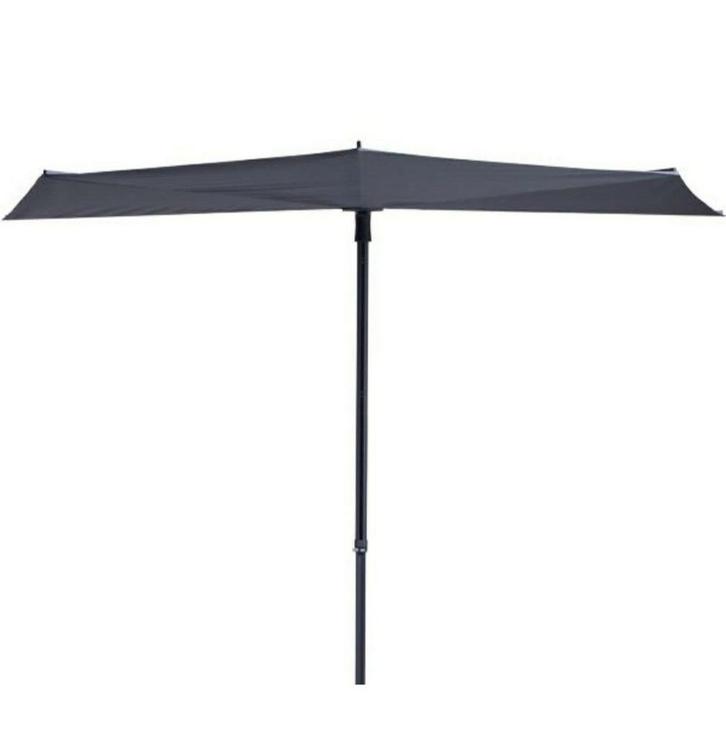 Parasol Madison Sun Wave Grey 270 x 150 cm, Tuin en Terras, Parasols, Nieuw, Verstelbaar, Ophalen