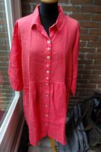 Oud roze 100% linnen Paprika jurk/tuniek maat XL, Maat 38/40 (M), Verzenden, Paprika, Gedragen