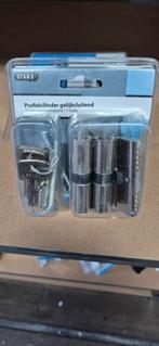 Starx Profielcilinder Gelijksluitend - 3 Stuks, Doe-het-zelf en Verbouw, Hang- en Sluitwerk, Ophalen of Verzenden, Nieuw, Overige materialen