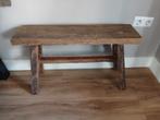 Houten bankje / krukje, Huis en Inrichting, Stoelen, Gebruikt, Bruin, Ophalen of Verzenden, Landelijk