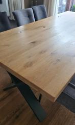Eettafel, Huis en Inrichting, Tafels | Eettafels, Ophalen, Gebruikt, Eikenhout, 200 cm of meer