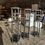 Stellingkast Kunststof 2 stuks zwart, Huis en Inrichting, Kasten | Stellingkasten, Ophalen, Gebruikt