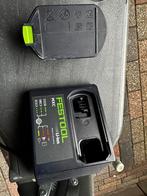 Festool Accu lader plus accu, Doe-het-zelf en Verbouw, Gereedschap | Machine-onderdelen en Toebehoren, Ophalen of Verzenden, Zo goed als nieuw