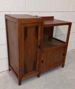 Antiek Art Deco theekastje in Amsterdamse school stijl., Antiek en Kunst, Antiek | Meubels | Kasten, Ophalen