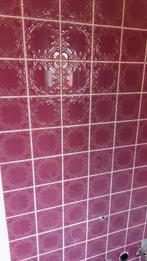 Retro Paarse Tegeltjes - ca. 100 stuks, Doe-het-zelf en Verbouw, Tegels, Ophalen, Gebruikt, Minder dan 20 cm, Minder dan 5 m²
