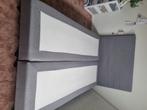 Boxspring 120x200, Huis en Inrichting, Slaapkamer | Boxsprings, Ophalen, Grijs, Zo goed als nieuw, Twijfelaar