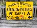 Emaille bord reclamebord camping Italië Italiaans, Ophalen of Verzenden