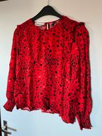 Rode blouse POM Amsterdam, maat 40, Kleding | Dames, Blouses en Tunieken, Ophalen of Verzenden, Zo goed als nieuw, Maat 38/40 (M)